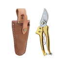 Compact Protective Leather Pouch Bag With Pruning Shears Pliers Scissors