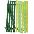 Ballpoint Plastic Bamboo Pen Black Ink 0.38mm Novelty Stationery Pack of 10 Q4X8