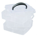 Pills Jewelry Nail Tips Case Holder Storage Organizer 3 Layers Box 18 Grids F3B4