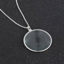 Fashion Utility Monocle Lens Necklace With 5X Magnifier Magnifying Glass Pendant