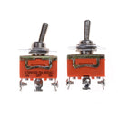 1Pcs 250V 15A ON-OFF-ON 3 Terminals Orange SPDT Locking Toggle Switc.AU