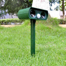 Ultrasonic Solar Power Cat Dog Fox Repeller Animal Chaser Deterrent Repellent