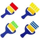 17pcs Kids Sponge Painting Brushes Kit For Early Education DIY Arts Paint Crafts