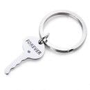 Romantic Couple Keychain Keyring Keyfob Valentine's Day Lover Gift Heart Key JR