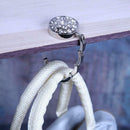 Portable Alloy Rhinestone Foldable Purse Bag Hanger Handbag Hook Table Women