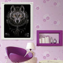 5D DIY Round Drill Diamond Painting Wolf Cross Stitch Embroidery (B) L839