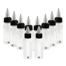 20x Clear Tattoo Paint Airbrush Ink Pigment Empty Bottles LDPE Plastic 30/60ml