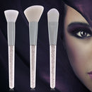 3pcs Professional Crystal Powder Foundation Blush Makeup Cosmetic Brushes