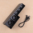USB Cooling Fan 5 Cooler External Turbo Cooling Temperature Control fit for PS4