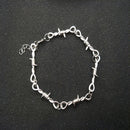 Elegant Hip-hop Gothic Punk Style Barbed Wire Choker Bracelet Jewelry Gift