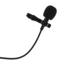 3.5mm Clip-on Lapel Lavalier Microphone and Headphone Jack for Cell Phone PC