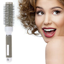 Durable Ceramic Iron Round Comb Hair Dressing Brush 25mm Salon Styling