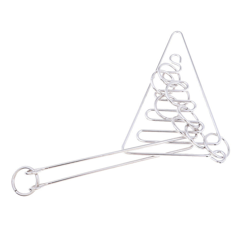 Classic Metal Wire Puzzle IQ Baffling Brain Teaser Magic Rings Puzzles Game