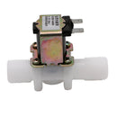 1/2" AC220V Magnetic N/C Electric Solenoid Valve Water Air Inlet Flow Switch