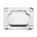 2PCS 304 Stainless Steel Cabinet Pull Ring Durable Hardware Recessed Hatch