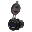 Waterproof Dual 4.2A USB Fast Charger Socket Power Outlet with Digital Voltmeter