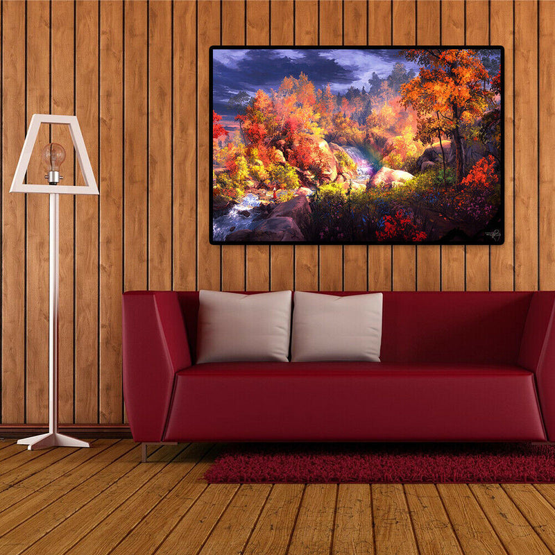 1000pcs DIY Paper Jigsaw Autumn Forest Puzzle Toys Landscape Picture Decor