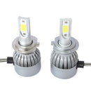 New 2pcs C6 LED Car Headlight Kit COB H7 36W 7600LM White Light Bulbs