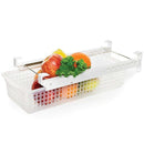Fridge Organizer Drawer, Refrigerator Pull-Out Bin Adjustable, Installs Und