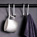 Drilling Free Kitchen Bathroom Office Stainless Steel Home S Shaped Hook Bedroom