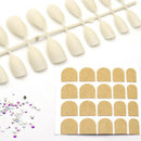 False Nail Tips Adhesive Glue Double-Sided Clear Tape Nail Art Stickers O6A4