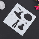 Cute Witch Puzzle Cutting Dies Stencil Embossing DIY Scrapbook Album Craft