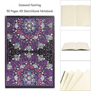 DIY Mandala Special Shaped Diamond Painting 50 Pages A5 Sketchbook Notebook
