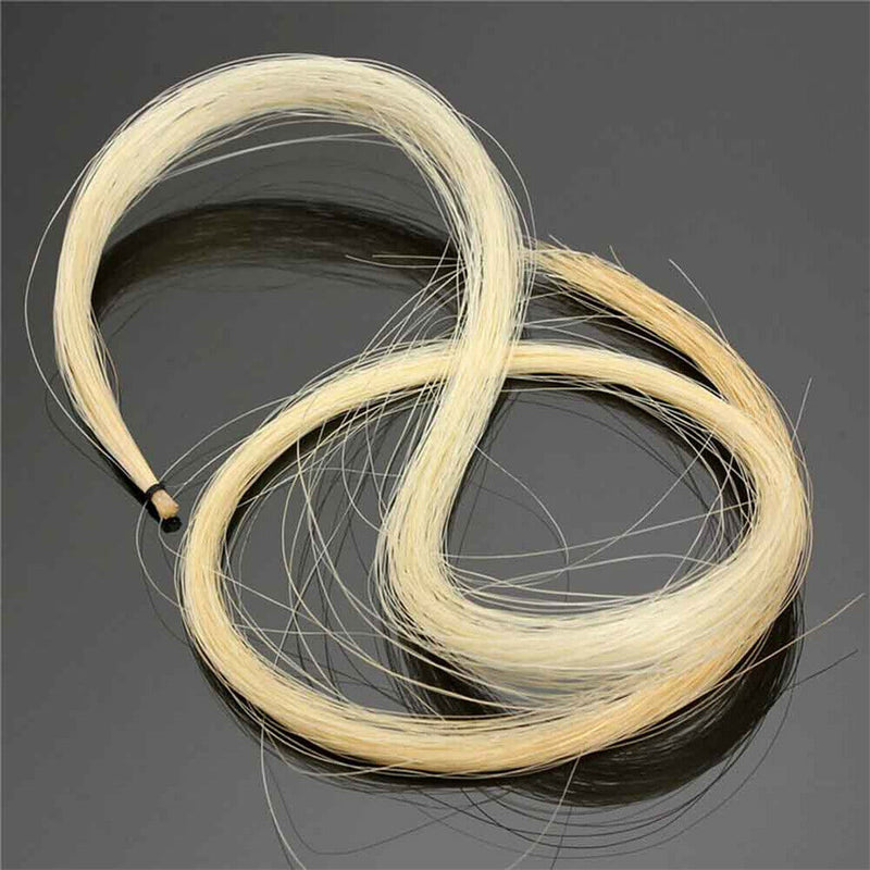 2 Hank Universal Stallion Horse Hair for Violin Bow Stringed Instruments