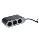 3 Way Car Cigarette Lighter Socket Triple Splitter DC 12V 24V LED Light Swi Z8W1