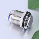 12mm Waterproof High Top Momentary Metal On/Off Push Button Switch