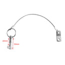 1/4" Shank 1'' Grip Stainless Steel Ball Lock Quick Release Pin 6.3" Lanyard