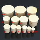 10 PCS White Flask Rubber Tapered Plug Stopper Bung 12.5*8*17mm / 15*11*20mm