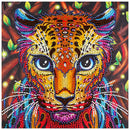 Animal 5D DIY Special Shaped Part Drill Diamond Painting Kit (Tiger R8132)