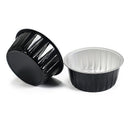 BLUE ZOO 10Pcs/Set Hard Wax Beans Bowl 80G Capacity Cute Black Round Shape