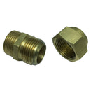 Brass 3/4" Male Adapter Connector Thread Fittings Tube with Flaring Ãâ€ 19mm