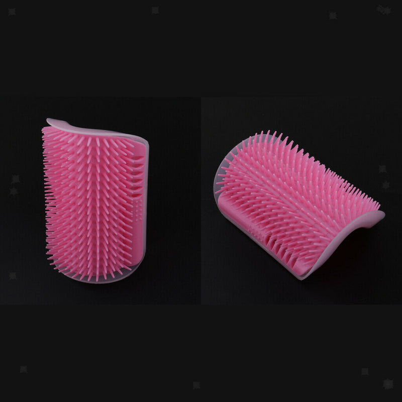 2pcs Cats Brush Corner Cat Massage Self Groomer Comb Brush Pink Cat Product