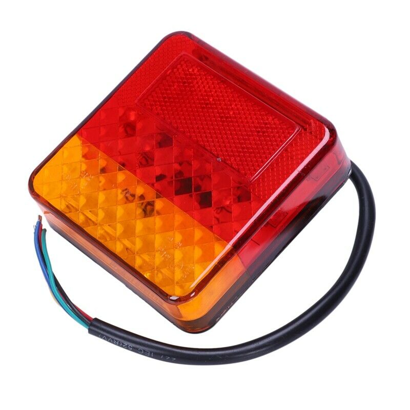 2 pieces 16 LED headlights taillights truck tractor trailer cart C4Y6