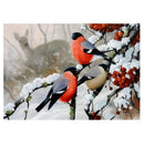 5D DIY Winter Birds Full Drill Diamond Painting Cross Stitch Embroidery Kit