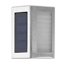Stainless Steel 3LED Solar Stair Light Outdoor Courtyard Pathway Lamp(2pcs)