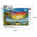 5D DIY Full Drill Diamond Painting Fantasy Landscape Cross Stitch Embroider