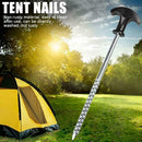 Stainless Steel Outdoor Tent Accessories Spiral T-shape Tent Nail Windproof