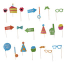 Photo Booth Props Kit for Wedding Photo Shoots Special Events Party (20Pcs)