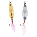 Metal Lures Spoons Fishing Lures Sequins Baits Bionic Hard Fishing Lure Hook