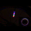 2 Pcs Cycling Bicycle Wheel Tire Valves Cap Spoke Neon 5 LED Lights Lamp Deluxe
