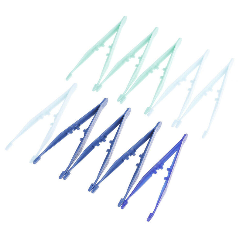 10XReptiles Feeder Tweezer Plastic Terrarium Clamp Feeding Tongs Tool Skid~Cl!E