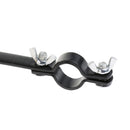 Padded Drumstick Pouch with Mounting Clamp for Perccusion Instrument Black