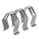 4x  Barbeque Thermometer Probe Clip Holder Anti Rust Scald Preventing Smoke
