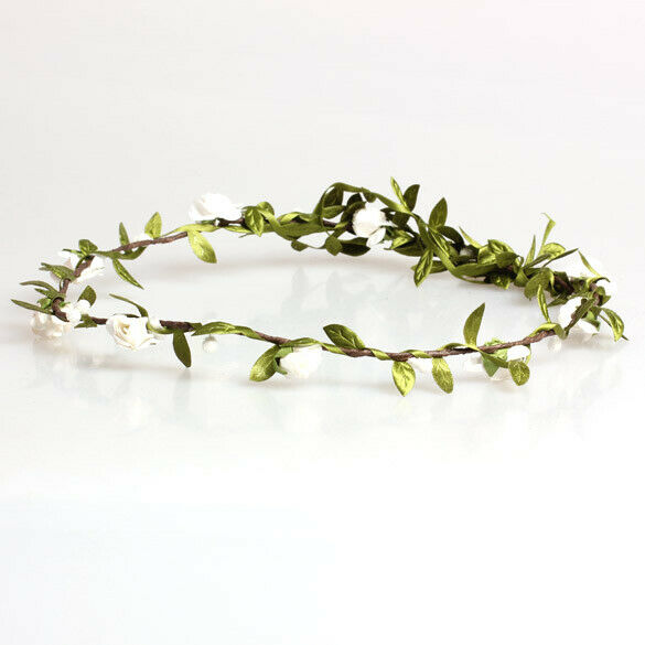 Bohemian Style Festival Wedding Bride Headdress Flower Garland Headbands