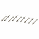 M2 x 20mm Long Hex Socket Knurled Cap Screws Bolts Nuts Set 20Pcs J3U7
