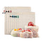 Reusable Produce Bags For Fruit,Veggies,Fridge Organizing,Toys,Lightweight& H9D1